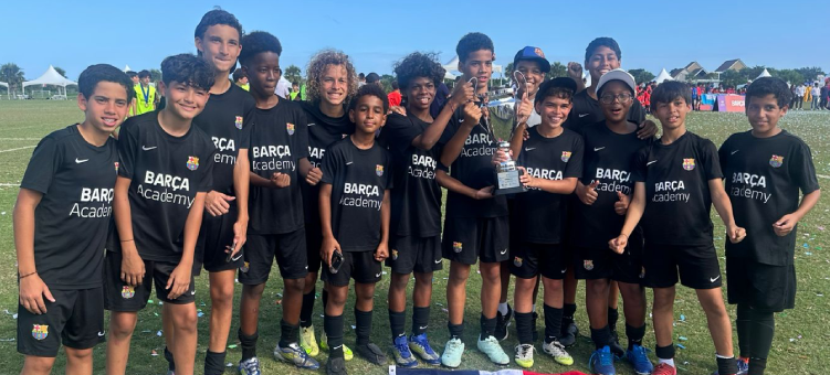 Barça Academy Dominicana U13 Groc: Campeones Invictos U13 en la Barça Academy Cup Las Américas 2025 🇩🇴⚽️
