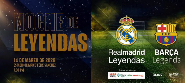 "Noche de Leyendas" traerá figuras emblemáticas del fútbol a RD