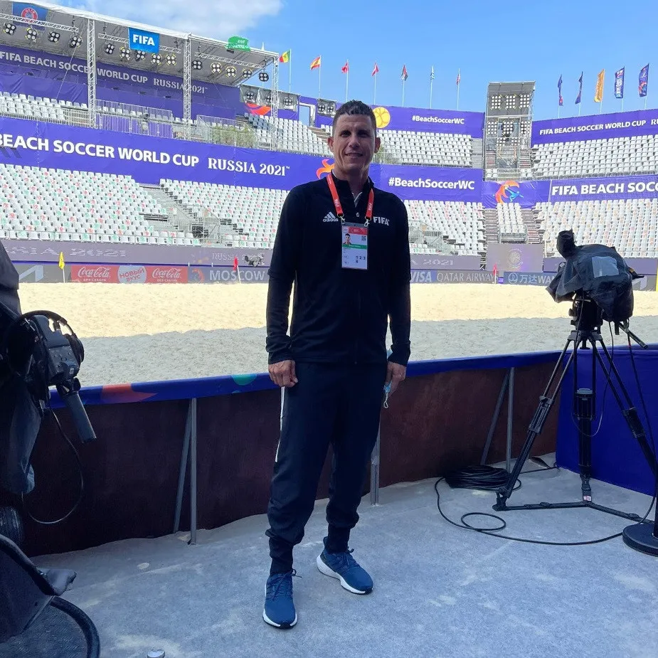 El árbitro dominicano Juan Ángeles estará en su cuarto Mundial FIFA de Fútbol Playa
