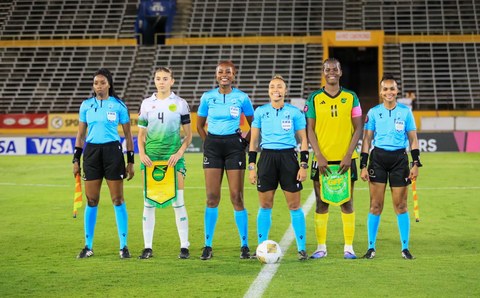 Arbitraje dominicano femenino estuvo en acción durante la Ventana FIFA Femenina de abril 2026