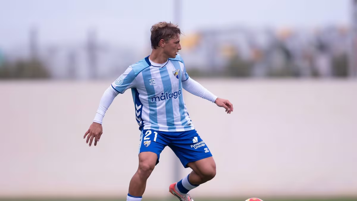 El Málaga ata a Lucas Bretón, internacional absoluto dominicano, hasta 2028