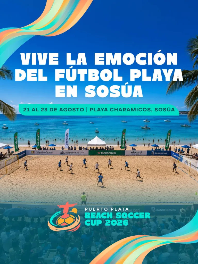 Puerto Plata recibirá sobre 150 futbolistas en Beach Soccer Cup
