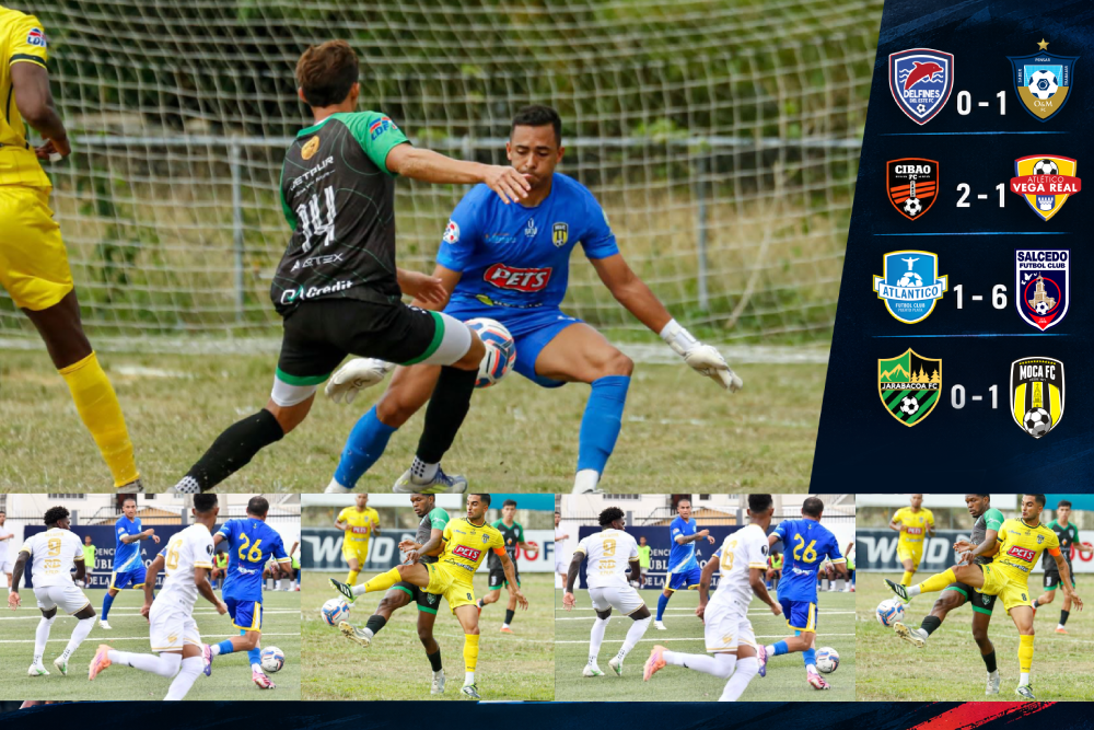 Resumen Jornada 4: Salcedo golpea fuerte, Cibao remonta y Moca respira