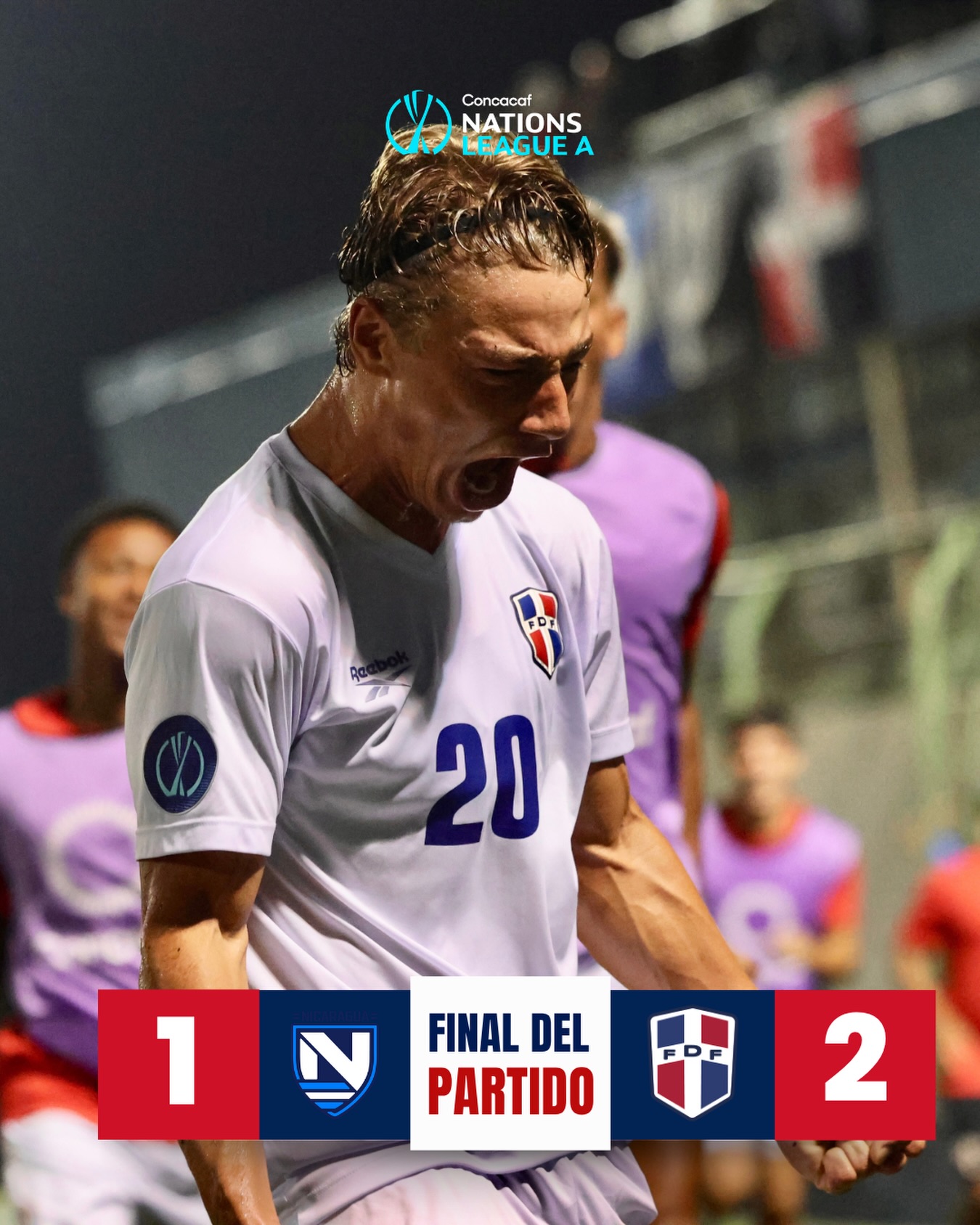 República Dominicana remonta ante Nicaragua y vuelve a celebrar en la Liga de Naciones