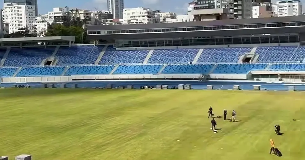 Cruz asegura que el césped del estadio está en óptimas condiciones para la temporada